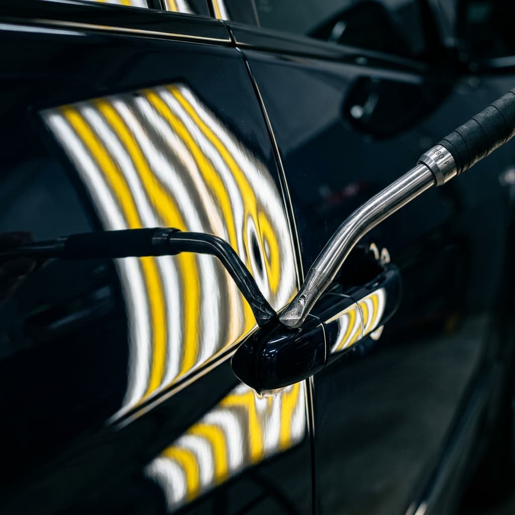 Paintless dent removal at Auto Moj